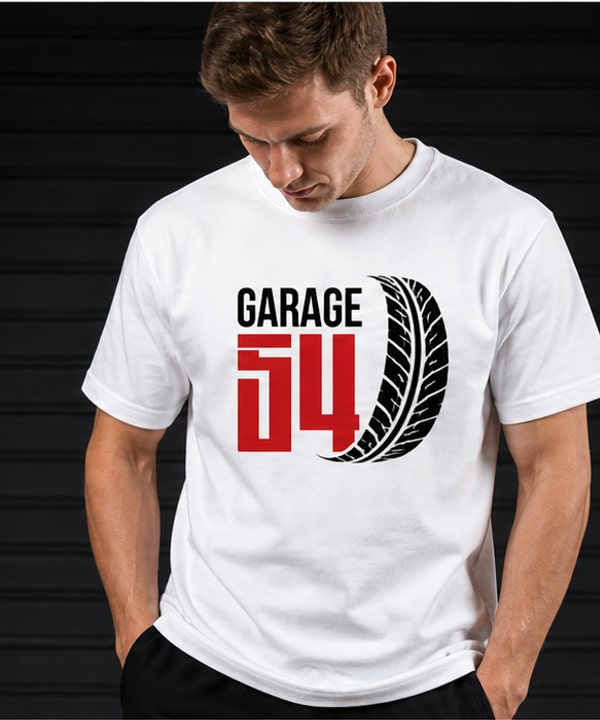 Футболка "Racing" белая